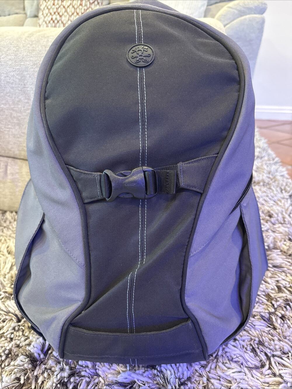 Crumpler The Keystone Camera Drone Backpack Black & Gray Blue Retro Y2K Padded